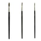 As-81 Zem Kolinsky Pure Sable Cats Tongue Brush Set 616919977007