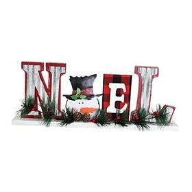 Attraction Design Llc 787996548180 Christmas Wood Noel Sign For Home Decor Decorative Wooden Cutout