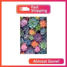Zsh-gz25-us Ausanrl Succulents Squares Drill Diamond Painting-succulent Art Diy Gem