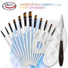 Awgear008aw-usaa1-ptx Atmoko Acrylic Paint Brush Set Pieces Brushes With 619125650245