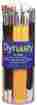 401483 B-1300 Dynasty Assorted Trim Long Wood Handle Paint Brush Set Size 018376015849