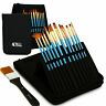 B01a0vl1n8 Artify Art Supplies Pcs Paint Brush Set Includes Popup Carrying