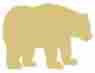 Bear-7 Diverse Woodworking Llc Bear Style 7 Unfinished Mdf Wood Cutout Variety Of Sizes Usa Made Home Decor