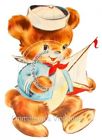 An370 Bear Waterslide Retro Shabby Vintage Sailor Decals Teddy Nursery