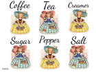Belle Decals Canister Waterslide Southern 2 Assorted Labels