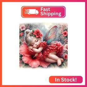 Mz0810 Benjenes Diamond Art Kits For Adults Fairy Painting 5d