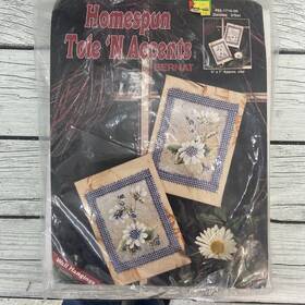 95-1716-00 Bernat Homespun Tole N Accents By #95-1716-00 Daisies Wall Hangings Read