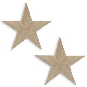 Dc-159 Bestpysanky Set Of 2 Unfinished Wooden Stars Diy Craft 4 Inches