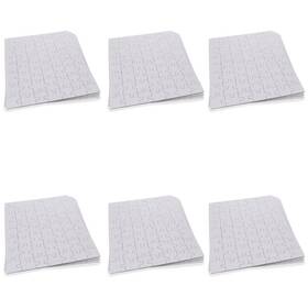 Fe-57-6071 Bestpysanky Set Of 6 White Blank Create A Jigsaw Puzzles 10 Inches X 8