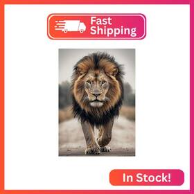 Bowetile Wx12438 5d Diamond Art Lion Kits For Adults Beginners Animals Painting