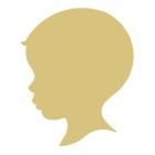 Boyhead-3 Diverse Llc Boy Head Style Unfinished Wood Shape Cut Out