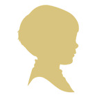 Boyhead-4 Diverse Llc Boy Head Style Unfinished Wood Shape Cut Out
