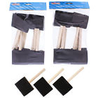 Bs-f03-30pk Supply Pack Foam Sponge Paint Brush Set Wood 848849000702