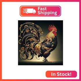 Jk737 Bygfhlyw 5d Diamond Painting Kits For Adults Rooster Art Adult