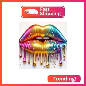 Jk738 Bygfhlyw 5d Diamond Painting Kits For Adults Lips Art B