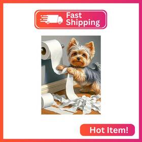 G7844 Canrichshop Little Puppy 5d Diamond Painting For Adults Art Kits Beg