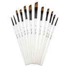Cbus-anglebrushes-12pcs-white-171022 Cbtone Angular Paint Brush 657008533643