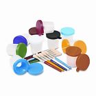 Ckc5104 Creativity Street Cups And Coordinating Brushes Assorted Colors 021196051010