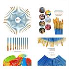 Co5pack01 Acrylic Paint Paintbrush Sets Brush Set Pcs Nylon Hair Brushes
