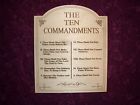 Commandments Artistic Craft Supply The Ten Engraved Plaque Wood Cut Out 643845976927