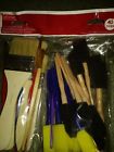 Conda-046 Craftsmart Assorted Piece Brush Set Wood Handle Paint Lightweight