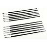 Cp-6436  Silver Brush Limited Silverwhite Studio Black Pearl Long 765179964361