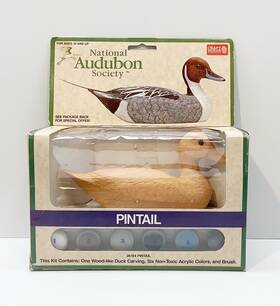 Craft House 024225361548 National Audubon Society Pintail Wood-like Collector Carving Stain Paint Kit New