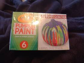 Crayola 071662719982 Pumpkin Paint Set - Autumn Colors 6 Bottles Non-toxic Great For Kids 5