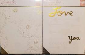 Cos68539 Creative Girl 2 New Julie Comstock Watercolor Art Blocks. Flowers/ Love You