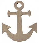 Custom Woodworks 17 Unfinished Wooden Boat Anchor 715007148623
