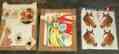 Dancer-50s 60s Vintage Kitchen Lot-horses Meyercord Flowers Decals-mixed