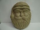 Darice 6 Ready To Paint Paper Mache Santa Face Head 10.5 X 14 Glitter Stain 082676720840