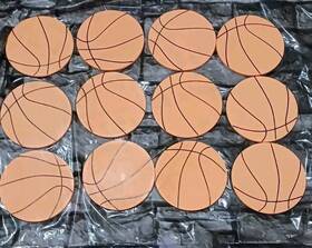 Dc-48 Darice 12 Basketball Sports Team Crafter Project Wooden Ball Cutout Diy Crafts 5 Inches