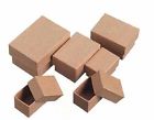 2pks Darice Paper Mache Miniature Small Decoupage Box Set Rectangle 12pc 652695333460