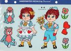 Decorcal Handpainted Raggedy Ann Andy Style Decals B-8 1980 Unopened Package 026798002477