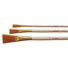 00018376015771 F-01577 Dynasty Golden Nylon Easel Brush Set