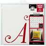 Fapsvp-38956 Folkart Paper Stencil Value Pack Script Monogram Plaid 028995389566