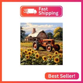 Fhbubpup Fh-d050 Farm Life Diamond Painting Kits For Adults Rural Scenery Art F