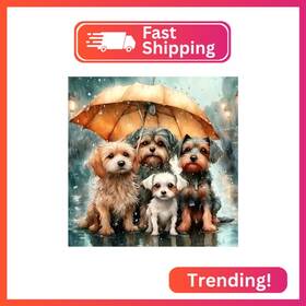 Fhbubpup Fh-d105 Diamond Painting Kits For Adults Dog Art Beginners 5