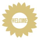 Flowerframe-welcome-1 Diverse Llc Flower Frame Welcome Style Unfinished Wood Shape Cut