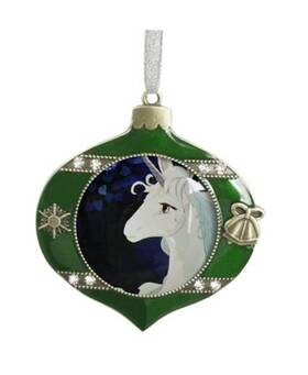 Dffk-fdg54 Fqjns Christmas Ornament Horse Anime Glass Holidays The Last