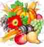 Fru733 Waterslide Decals Repro Vintage Retro Fruit Pumpkin Autumn Fall Shabby