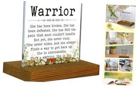 Fsa030 Ftoneni Female Warrior Gifts Encouragement Inspirational Friendship