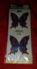 G-50 Decoral Vintage Instant Stained Glass Decorcal Decal Butterfly New Nos