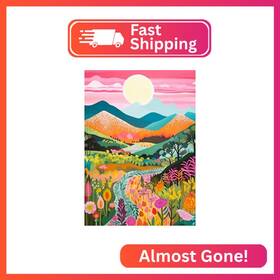 Dp1795 Gceosini 5d Diamond Painting Kits For Adults Beginners Mountain Flower Diy Art Ki