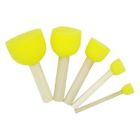 Prod-01 Gift Prod Pcs Round Stencil Sponge Wooden Handle 696543123315