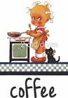 Girl Style Decals Vintage 1930s Cat Waterslide Cute 4 Kitchen