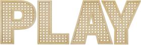 Mel-glikceil-111 Glikceil Playroom Decor Rattan Letters Set 12 X 15 Boho Wall Signs For Neutral Color