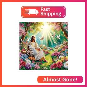 Exz06-1 Gxgllpzby Diy Special Shape Diamond Art Kits 5d Religious Painting For