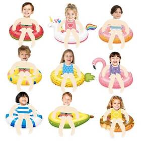 Jz-ds-250415 Habbiful Jz-sm-02 45 Pcs Summer Paper Cutouts Cardboard Cut Outs For Diy Crafts Classroom Style B